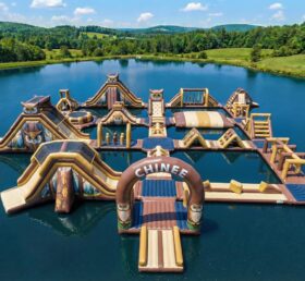S865 Eulen-Themen Aufblasbarer Wasserpark
