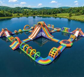 S868 Wasserpark mit Regenbogenmotiv
