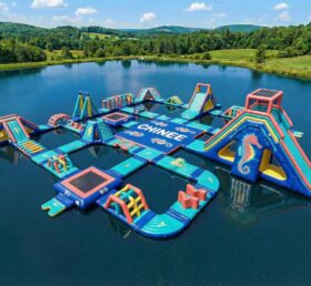 S869 Seepferdchen Thema Aufblasbarer Wasserpark