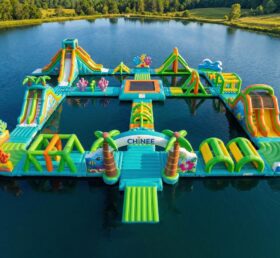 S875 Tropisches Thema Aufblasbarer Wasserpark