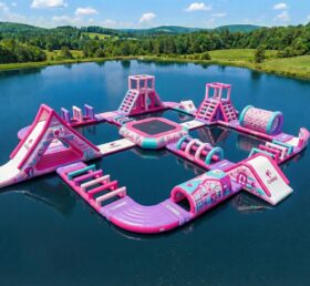 S884 Barbie Thema Aufblasbarer Wasserpark