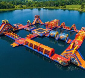 S887 Blaze Monster Thema Aufblasbarer Wasserpark