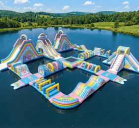 S891 Care Bears Thema Aufblasbarer Wasserpark
