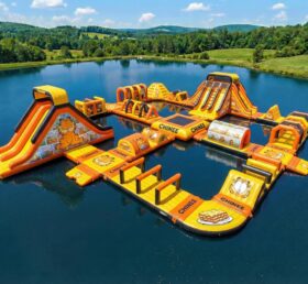 S897 Garfield Thema Aufblasbarer Wasserpark