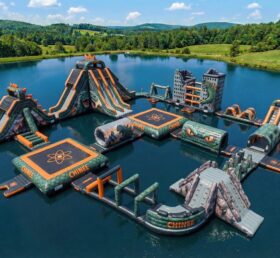 S898 Godzilla Thema Aufblasbarer Wasserpark