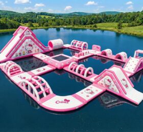 S900 Hello Kitty Thema Aufblasbarer Wasserpark