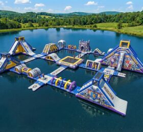 S912 Nella Ritter Thema Aufblasbarer Wasserpark