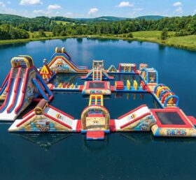 S914 One Piece Thema Aufblasbarer Wasserpark