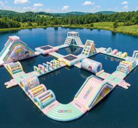 S921 Pop Mart Thema Aufblasbarer Wasserpark