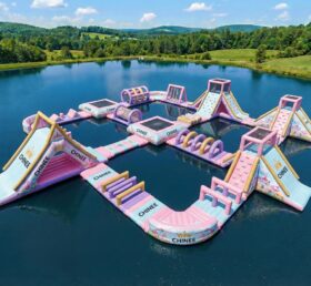 S923 Prinzessinnenpartys Thema Aufblasbarer Wasserpark