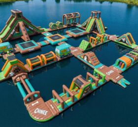 S926 Scooby-Doo Thema Aufblasbarer Wasserpark