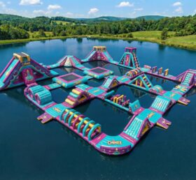 S928 Shimmer & Shine Thema Aufblasbarer Wasserpark