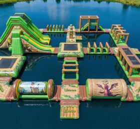 S929 Shrek Themenaufblasbarer Wasserpark