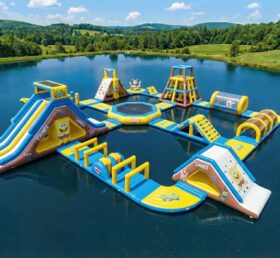 S932 Spongebob-Themen aufblasbarer Wasserpark