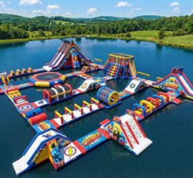 S934 Superhelden-Thema Aufblasbarer Wasserpark
