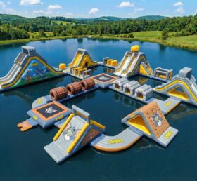 S945 Tom und Jerry Themen-Aufblasbarer Wasserpark