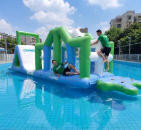 T10-602 Aufblasbares Wassersportspiele Klettergerüst