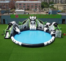Pool2-740B Panda-Themen Aufblasbarer Wasserpark