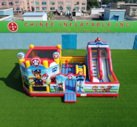 T2-8937 Paw Patrol Thema Aufblasbare Kombination