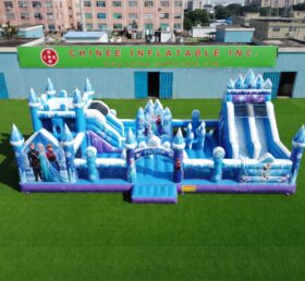 T2-8958 Frozen Theme Inflatable Combo Ca...