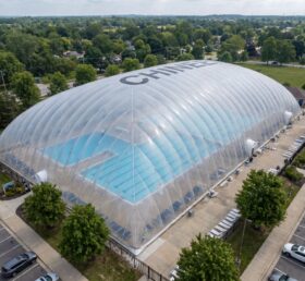 Tent3-117 Transparente Aufblasbare Luftkuppel für Schwimmbadüberdachung
