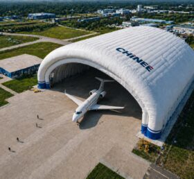 Tent3-124 Riesiger Aufblasbarer Flugzeughangar Luftdom
