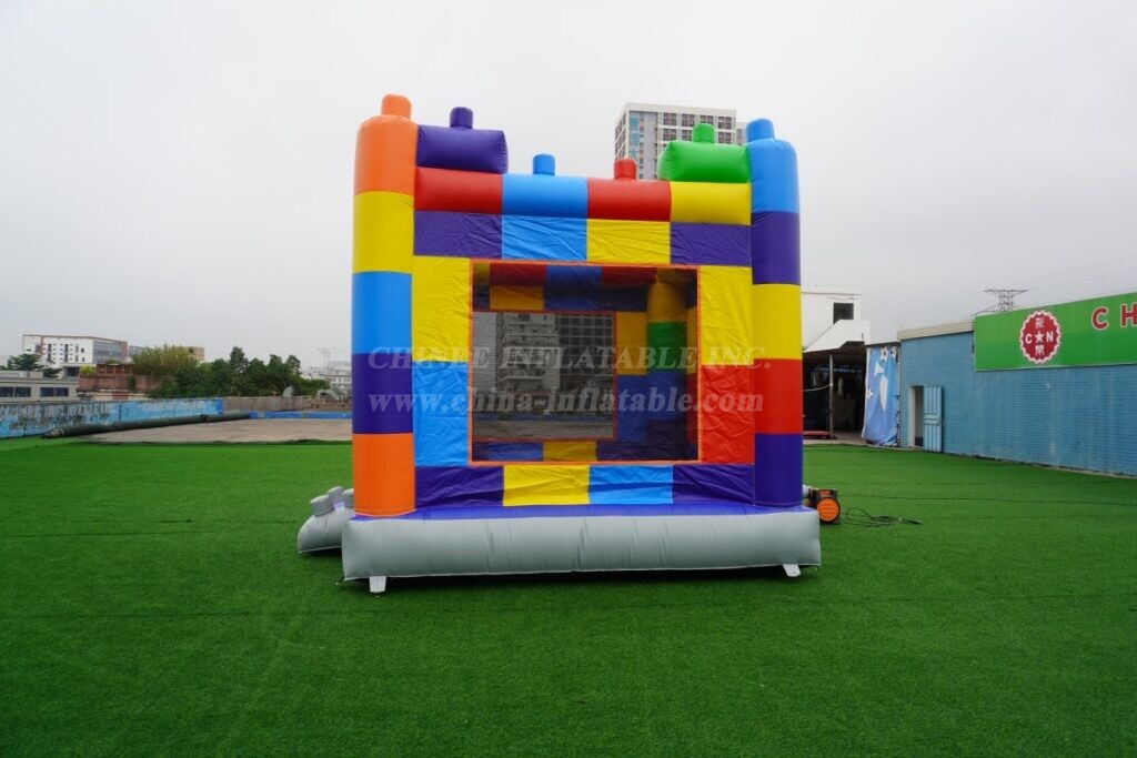 T2-8212 LEGO Colorful Square Inflatable Bouncer