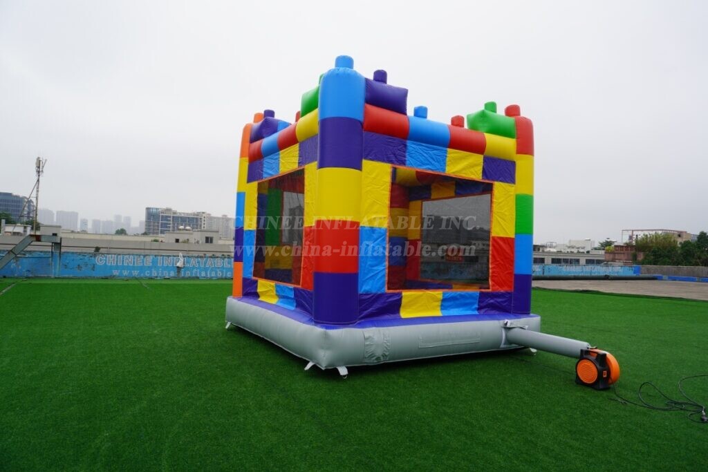 T2-8212 LEGO Colorful Square Inflatable Bouncer