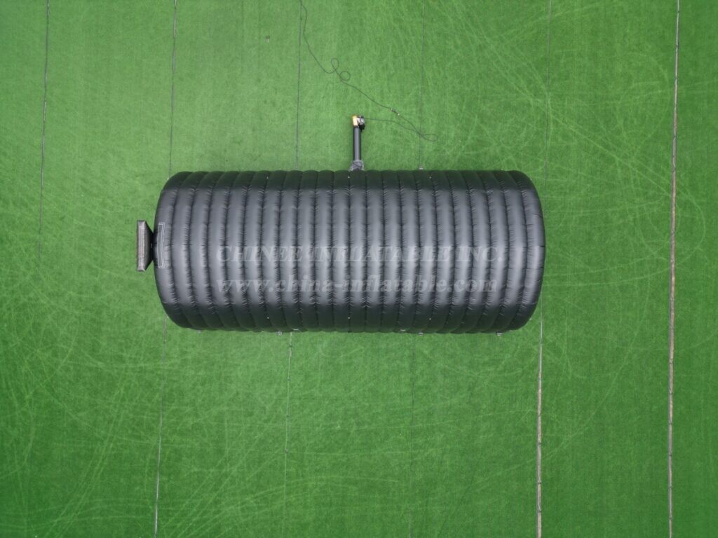 Tent1-424C Black Inflatable Tent Tunnel Shelter